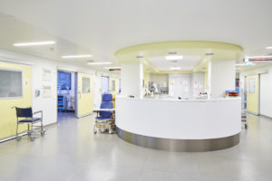 Medical facility utilizing "smart building" technology